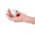 Скляна анальна пробка NS Novelties Crystal - Desires - Red Heart - Medium