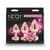 Набір анальних пробок NS Novelties Rear Assets - Trainer Kit - Rose Gold - Pink Heart