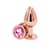 Анальна пробка NS Novelties Rear Assets - Rose Gold - Medium - Pink