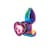 Анальна пробка NS Novelties Rear Assets - Multicolor Heart - Small - Pink