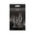 Набір анальних пробок NS Novelties Rear Assets - Tapered Trainer Kit - Gunmetal - Black