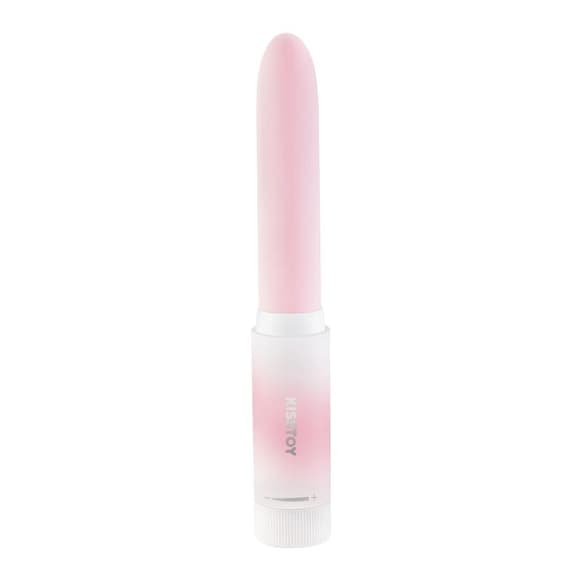 Липстик-вибратор KISSTOY Pop Cherry, 7 режимов, 2 мотора, гибкий, подогрев