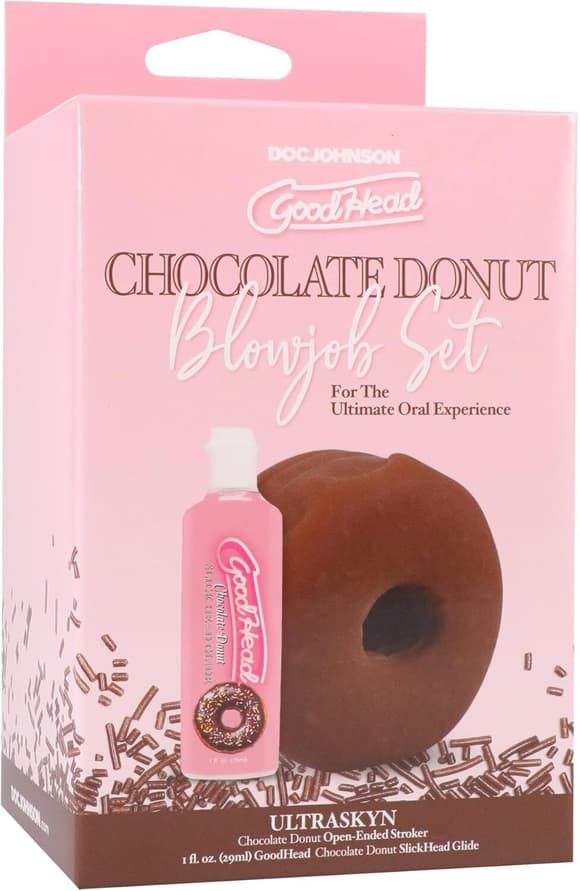 Набор для минета Doc Johnson GoodHead Chocolate Donut Blowjob Set (мятая упаковка!!!)