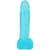 Фаллоимитатор Doc Johnson Crystal Jellies - 8 Inch Realistic Cock with Balls- Teal