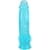 Фаллоимитатор Doc Johnson Crystal Jellies - 8 Inch Realistic Cock with Balls- Teal