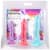 Набор фаллоимитаторов Doc Johnson Crystal Jellies - Dong Starter Set - Purple, Pink, Green