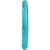 Фаллоимитатор двусторонний Doc Johnson Crystal Jellies 12" Jr. Double Dong Teal