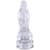 Фэнтезийный фаллоимитатор Doc Johnson Crystal Jellies - Invader Dong 8.5 Inch - Clear
