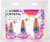 Набор анальных пробок Doc Johnson Crystal Jellies - Anal Trainer Set - Rainbow