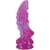 Фэнтезийный фаллоимитатор Doc Johnson Crystal Jellies - Invader Dong 8.5 Inch - Purple