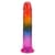 Дилдо Doc Johnson Crystal Jellies - 7.5 Inch Dong - Rainbow