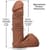 Фалоімітатор Doc Johnson The Realistic Cock ULTRASKYN - 6 Inch with Balls Caramel