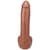 Фаллоимитатор Doc Johnson The Realistic Cock ULTRASKYN - 9 Inch with Balls Caramel