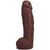Фалоімітатор Doc Johnson The Realistic Cock ULTRASKYN - 12 Inch Hung with Balls Chocolate