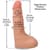 Кончающий фаллоимитатор Doc Johnson The Realistic Cock ULTRASKYN - Squirting 9,5 Inch Vanilla