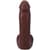 Фалоімітатор Doc Johnson The Realistic Cock ULTRASKYN - 7 Inch with Balls Chocolate