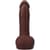 Фалоімітатор Doc Johnson The Realistic Cock ULTRASKYN - 7 Inch with Balls Chocolate
