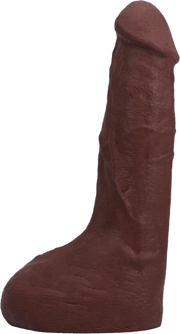 Кончающий фаллоимитатор Doc Johnson The Realistic Cock ULTRASKYN - Squirting 9,5 Inch Chocolate