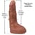 Кончающий фаллоимитатор Doc Johnson The Realistic Cock ULTRASKYN - Squirting 9,5 Inch Caramel