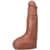 Кончающий фаллоимитатор Doc Johnson The Realistic Cock ULTRASKYN - Squirting 9,5 Inch Caramel