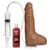 Кончающий фаллоимитатор Doc Johnson The Realistic Cock ULTRASKYN - Squirting 9,5 Inch Caramel