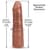 Фаллоимитатор Doc Johnson The Realistic Cock ULTRASKYN - 7 Inch Caramel
