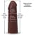 Фаллоимитатор Doc Johnson The Realistic Cock ULTRASKYN - 5 Inch Chocolate