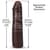 Фалоімітатор Doc Johnson The Realistic Cock ULTRASKYN - 7 Inch Chocolate