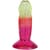 Дилдо Doc Johnson Crystal Jellies - 4.5 Inch Classic Dong - Rainbow