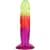 Дилдо Doc Johnson Crystal Jellies - 6.5 Inch Classic Dong - Rainbow