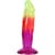 Дилдо Doc Johnson Crystal Jellies - 6.5 Inch Classic Dong - Rainbow
