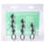 Набор анальных игрушек Doc Johnson Mood Naughty Contour Beads Trainer Set