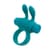 Эрекционное виброкольцо S Pleasures Premium Rabbit Ring бирюзовое, со съемной вибропулей и ушками