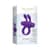 Эрекционное виброкольцо S Pleasures Premium Rabbit Ring фиолетовое, со съемной вибропулей и ушками
