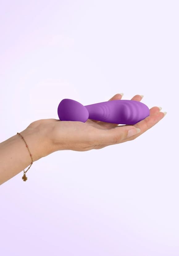 Вибромассажер простаты S Pleasures Premium Cozy, Purple, с рельефной головкой, 10 режимов