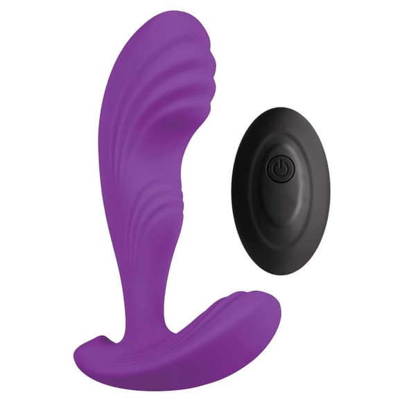 Вибромассажер простаты S Pleasures Premium Cozy, Purple, с рельефной головкой, 10 режимов