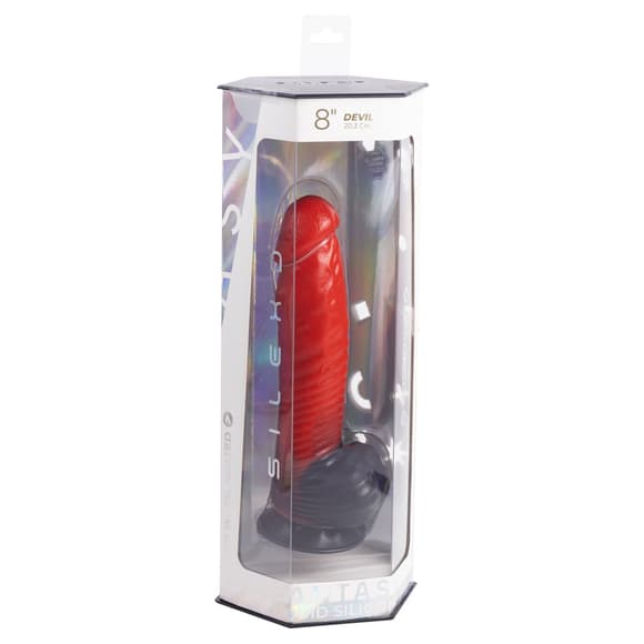 Фалоімітатор SilexD Fantasy Liquid Silicone Devil 8in Red