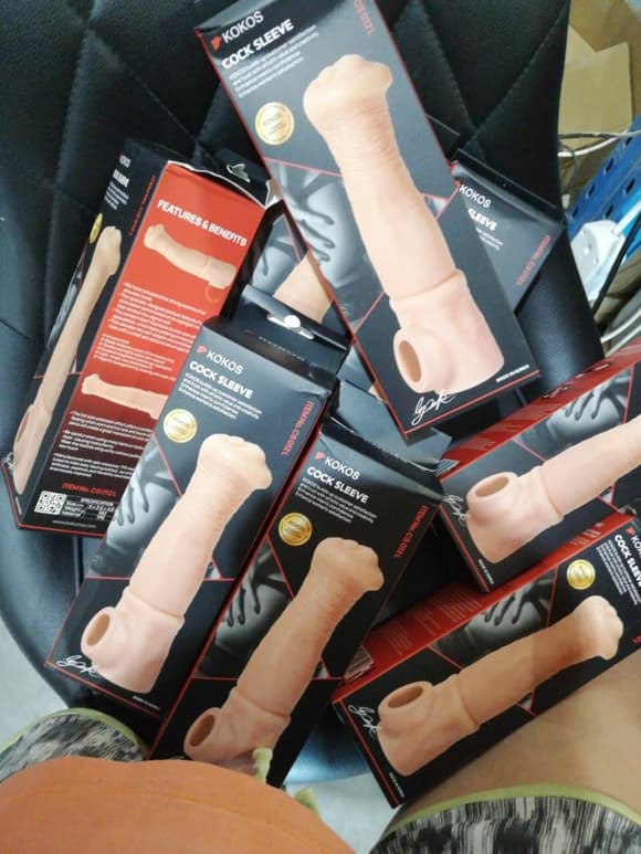 Насадка на член Kokos Cock Sleeve CS 012 L (м'яте паковання!!!)
