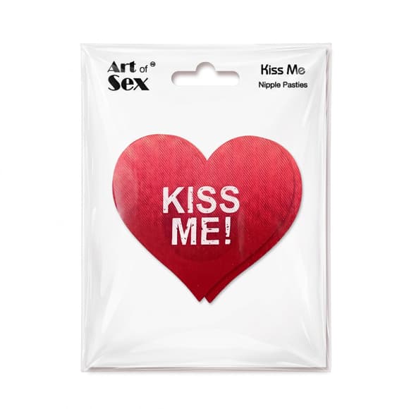 Пестис-серде чка Art of Sex - Kiss me, червоний