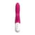Вибратор-кролик Liebe Bend It Plus Rechargeable Cerise, гибкий, 2 мотора, 10 режимов