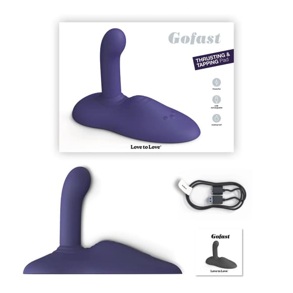 Подвійний sit-on-top пульсатор Love To Love GOFAST - стимуляція клітора та точки G, регулюється
