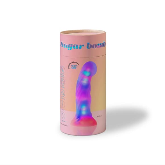 Дилдо, що світиться Love To Love - SUGAR BOMB, 39 режимів підсвічування, гнеться, перезаряджуваний