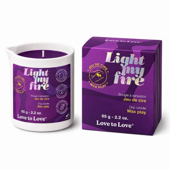 БДСМ-свічка низькотемпературна Love To Love LIGHT MY FIRE - WAX PLAY 65 г