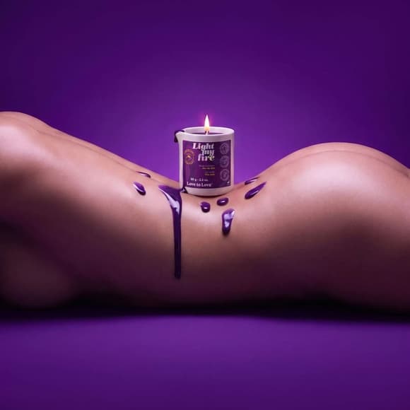 БДСМ-свічка низькотемпературна Love To Love LIGHT MY FIRE - WAX PLAY 65 г