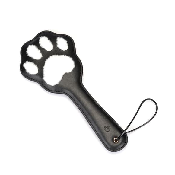 Паддл у вигляді котячої лапки Liebe Seele Round Paddle Black/White