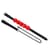 Ошейник с поводком Liebe Seele Flower Rhythm - Black and Red Leather Flowers collar with Leash