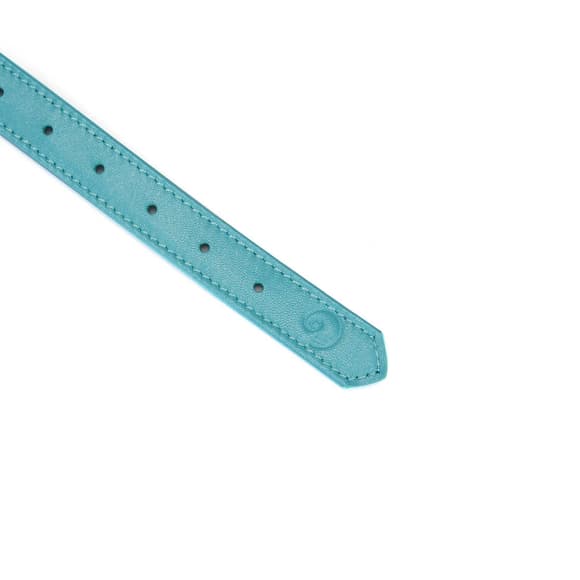 Маска на очі  Liebe Seele Blue Lamb Leather Blindfold with Velvet Lining