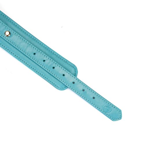 Поножи Liebe Seele Blue Lamb Leather Ankle Cuffs with Velvet Lining