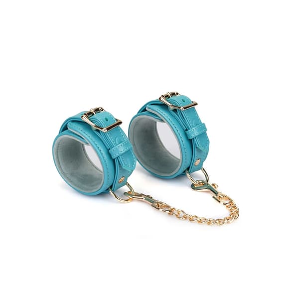 Поножи Liebe Seele Blue Lamb Leather Ankle Cuffs with Velvet Lining