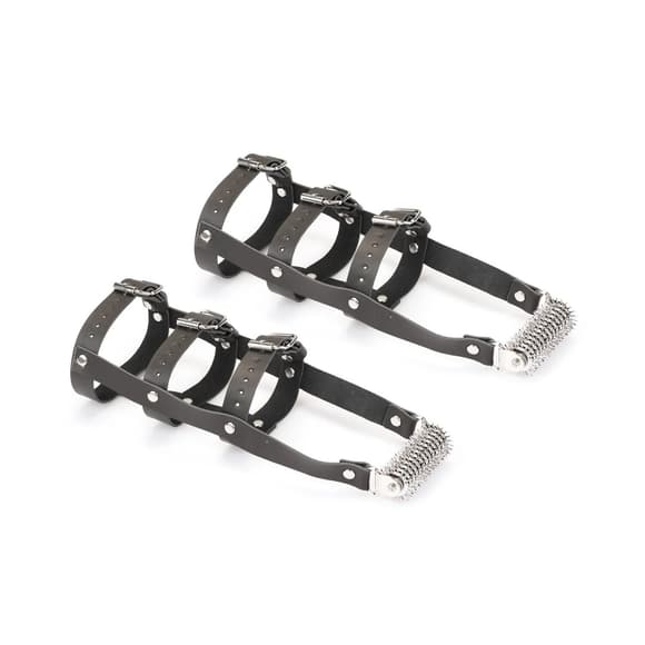 Кожаная портупея для голеностопа со шпорами Liebe Seele Leather High Heel Ankle Harness Silver